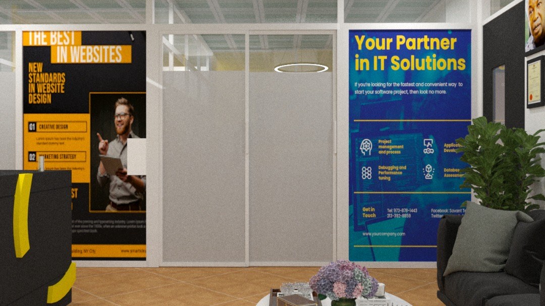 Reception Counter, Bright Pixels